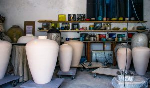 Atelier de poterie à la pommerie