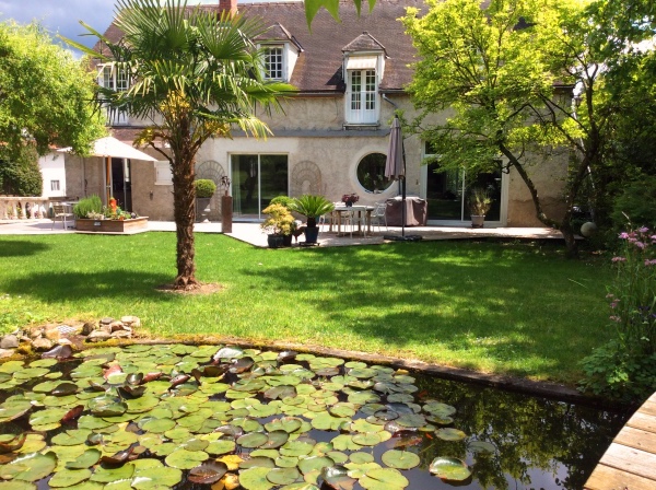 Jardin de la chambre d'hôte la pommerie